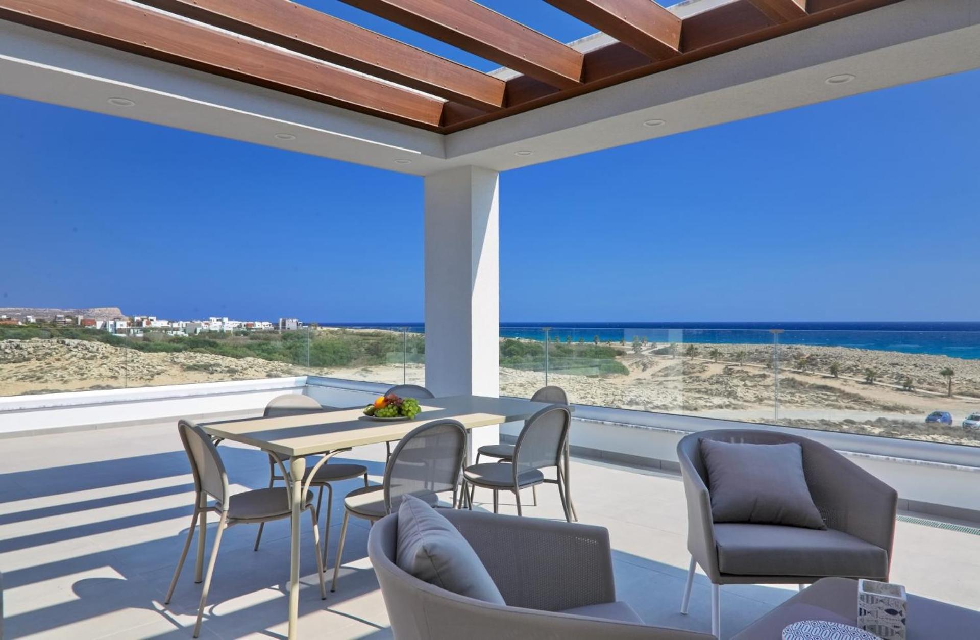 Beachfront Luxury Villa Idania Ayía Nápa Extérieur photo